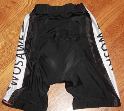 Pantalones Cortos de Bicicleta WOSAWE Almohadilla de Gel Pantalones Cortos de Bicicleta Blanco y Negro Unisex Talla Pequeña Usados en Excelente Condición Foto 1 de 4