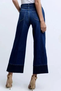 Lagence Whitney High Rise Wide Leg Jeans In Caraway  Size 25 - Picture 1 of 11