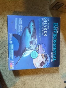 WILD ENVIRONMENTAL SCIENCE Extreme Sharks of the World - Science Craft Kit - ... - Picture 1 of 3