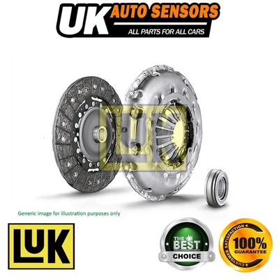 Fits Honda Civic Del Sol 1.4 1.5 1.6 + Other Models LUK 3PC Clutch Kit - Image 1 of 4