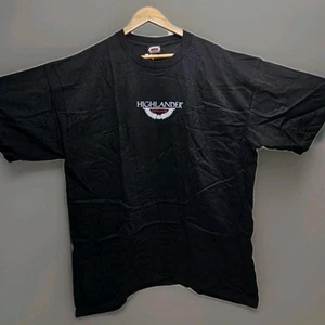 Vintage Official Highlander Endgame T-Shirt Black 100% Cotton - Size XL - NOS - Bild 1 von 13