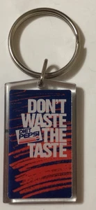 DIET PEPSI DON’T WASTE THE TASTE KEY CHAIN - Picture 1 of 2