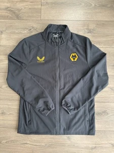 Wolves Wolverhampton Wanderers FC Trainingsjacke Gr. M Castore dunkelgrau - Bild 1 von 8