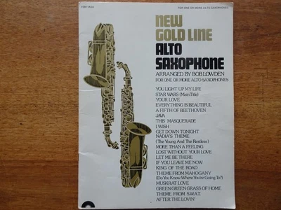 NEW GOLD LINE ALTO SAXOPHONE, 20 titres, 1978 - Photo 1/4