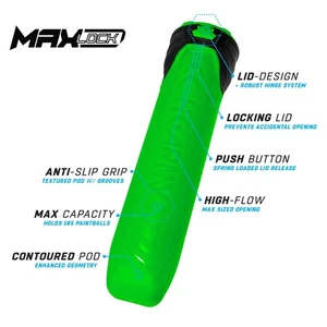 HK Army Max Pod 185 Round Pods - Green - 1-Pod - Picture 1 of 4