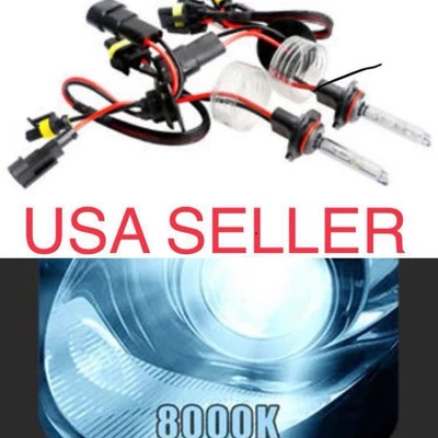 9145 8000K H10 9140 Bright BLUE HID Replacement Bumper Fog Light Bulb Xenon OPT7 - Image 1 of 4