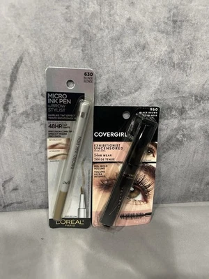 CoverGirl Perfect Black Brown Brun Noir 960 and Micro Pen Brown 630 Lot of 2 - Image 1 of 3