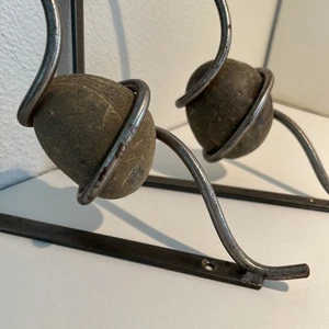 Festa & Co. Hand-crafted Steel and Rock Shelf Brackets  - Picture 1 of 10