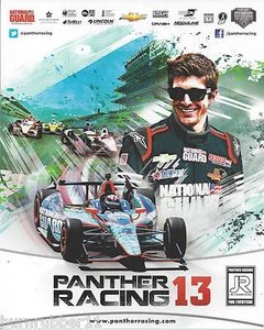 Tarjeta postal de auto JR HILDEBRAND PANTHER 2013 #4 sin NASCAR IZOD INDY - Imagen 1 de 1