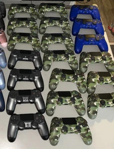 Sony PS4 Controller V2 Green Camouflage Original Playstation 4 Gamepad defekt - Bild 1 von 1