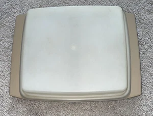 Vintage Tupperware Deviled Egg Keeper Carrier Tray Container 723-3 Almond Color - Picture 1 of 4