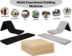 Colchón futón cama individual impermeable Z reposapiés para niños puf silla cama para dormir - Imagen 1 de 29
