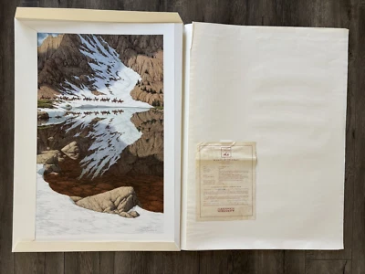 Litografia Bev Doolittle "Season of the Eagle" assinada e numerada - Imagem 1 de 4