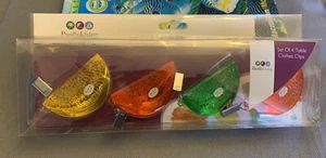 4er Set Tischwäscheklammern Klammern Wassermelone Motiv süß - Bild 1 von 4