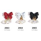 3D Bow Nail Charms Crystal Bell Pendant Manicure Ornaments Bow Nail Art Decals