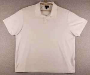 Magaschoni Men's Shirt Short Sleeve Polo White XXL 2XL - Picture 1 of 6