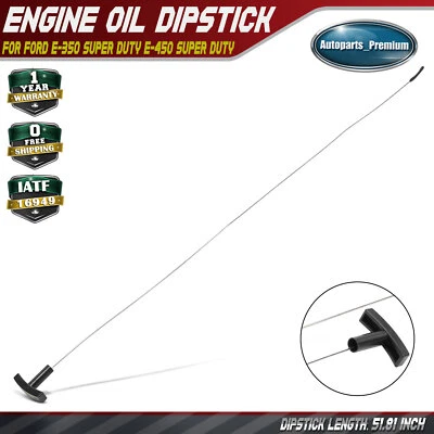 Varilla de medición de aceite de motor para Ford E-350 Super Duty 04-10 E-450 Super Duty 05-07 6,0 L Foto 1 de 4