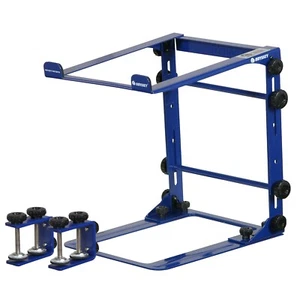 Odyssey LSTANDMNVY Designer DJ Series Folding Laptop Stand in Navy idjnow - Picture 1 of 7
