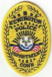Parche sombrero/insignia del Departamento de Policía de Newington Connecticut NUEVO - Imagen 1 de 1