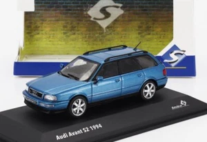 MODELLINO AUTO STATICO SOLIDO AUDI A4 S2 AVANT SW STATION WAGON 1994 BLU 1/43 - Foto 1 di 6