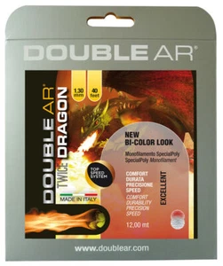 Double AR Twice Dragon 1.30mm (Red/Grey) 12m Packet - Picture 1 of 3