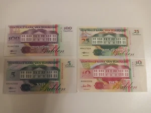LOTE 4 BILLETES DE SURINAM - Imagen 1 de 1