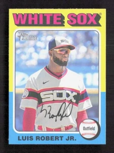 2024 Topps Heritage MINI Luis Robert JR. 130 Throwback Variation SP - Picture 1 of 2