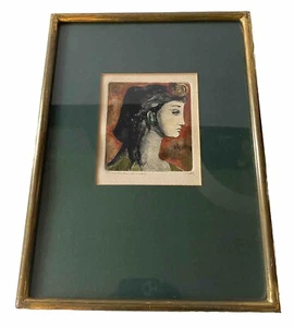 Vicente Gandia - (Spanish/Mexican 1935-2009) – Etching 1963 Casa Del Arte Label - Picture 1 of 8