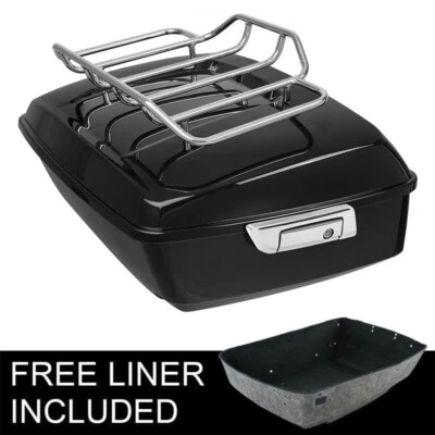King Trunk Luggage Rack Fit For Harley Touring Street Electra Glide 14-25 - Image 1 of 4