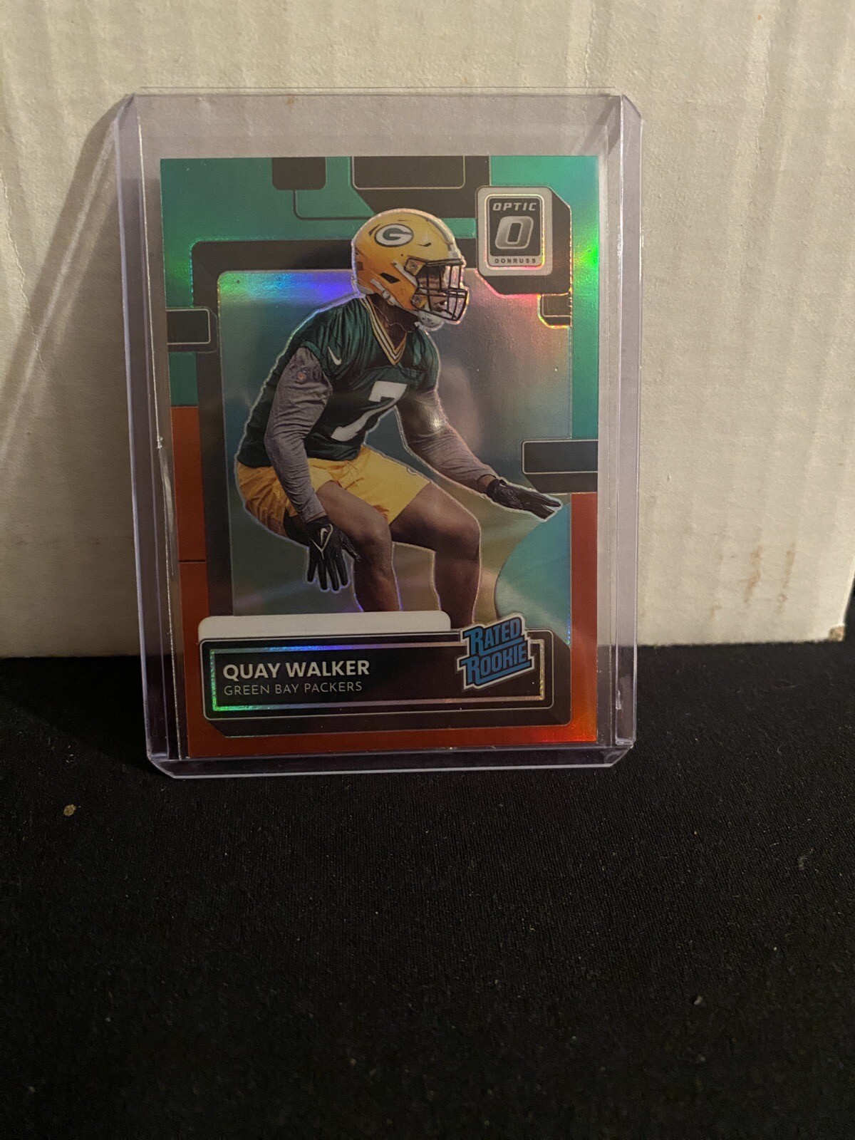 2022 Panini Donruss - Rated Rookie Optic Preview Red & Green #P-356 Quay Walker