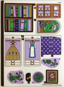 LEGO STICKERBOGEN NUR 43196 BELLE AND BEAST'S CASTLE aus Set Neu - Bild 1 von 1
