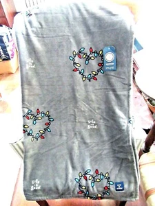 NEU MIT ETIKETT LIFE IS GOOD HOLIDAY LIGHTS FLEECE ÜBERGRÖSSE ÜBERWURF DECKE... TOLLES GESCHENK!! - Bild 1 von 6