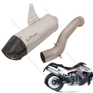 Tubo de escape de titanio silenciador de carbono modificado para Adventure 890 790 2019-2023 - Imagen 1 de 7