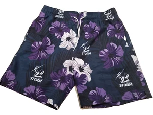 Melbourne Storm NRL Paradise Volley Swim Shorts NEW - Bild 1 von 9