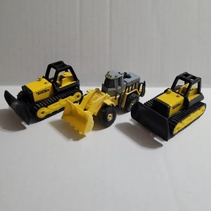 TONKA (Lot of 3) Construction Bulldozers & Front End Loader 1:64 Scale Diecast - Picture 1 of 9