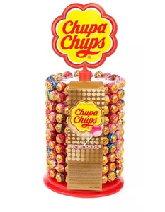200 CHUPA CHUPS LOLLIES DISPLAY WHEEL STAND 200 ASSORTED LOLLIES Cheapest £32.99 - Picture 1 of 2