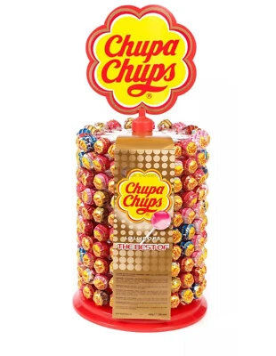 200 CHUPA CHUPS LOLLIES DISPLAY WHEEL STAND 200 ASSORTED LOLLIES Cheapest £35.99 - Image 1 of 2