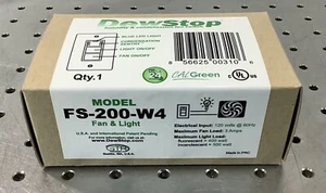 DewStop FS-200-W4 Fan & Light Humidity & Condensation Fan Switch - Picture 1 of 1