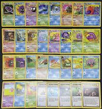 POKÉMON SET FOSSIL 1° EDIZIONE COMUNI E NON COMUNI COMPLETO ITA PL/LP