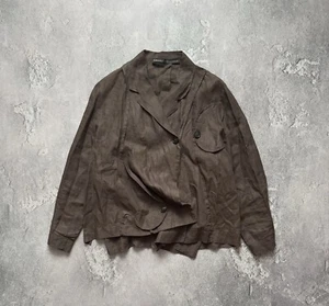 Rundholz L Avantgarde Relaxed Oversized Blazer Jacket Long Sleeve Linen - Picture 1 of 24