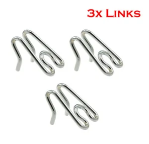 3 eslabones adicionales de acero inoxidable Herm Sprenger para cuello de clavija 2,25 mm - Imagen 1 de 1
