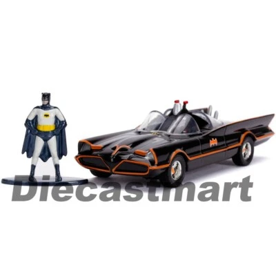 Jada 1:32 Classic TV Series 1966 Batmobile & Batman Figure Model Car 31703 New  - Image 1 of 4