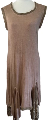 Elisa Cavaletti Womens Dust Pink Midi Dress - Size S - Romantic Party Wedding - Image 1 of 4