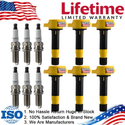 Vela de ignição 6* bobinas e 6* para 2009-2014 Acura TL 3.7L V6 1788379 30520R701 - Imagem 1 de 4