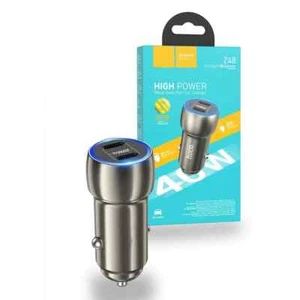 Hoco Z48 40W Dual Port USB-C Metal Car Charger - Picture 1 of 4