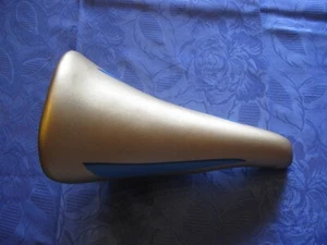 SATTEL BMX GOLD BLAU RETRO OLD SCHOOL NOS (RAD207) - Bild 1 von 4