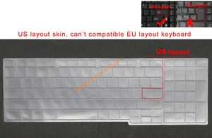 US Keyboard Skin Cover for Toshiba C650 L650 L750 L755 L770 L775 P750 P755 P770 - Picture 1 of 3