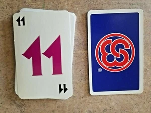 Juego de cartas Skip Bo Family Uno 1989 repuesto 12 tarjetas número 11 - Imagen 1 de 1