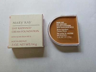 Mary Kay Day Radiance Cream Foundation Mocha Bronze #6308 D-shape New In Box - Image 1 of 4