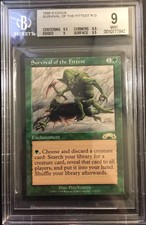 Survival Of The Fittest - BGS 9 MINT - Exodus- MTG - Vintage Legacy MTG